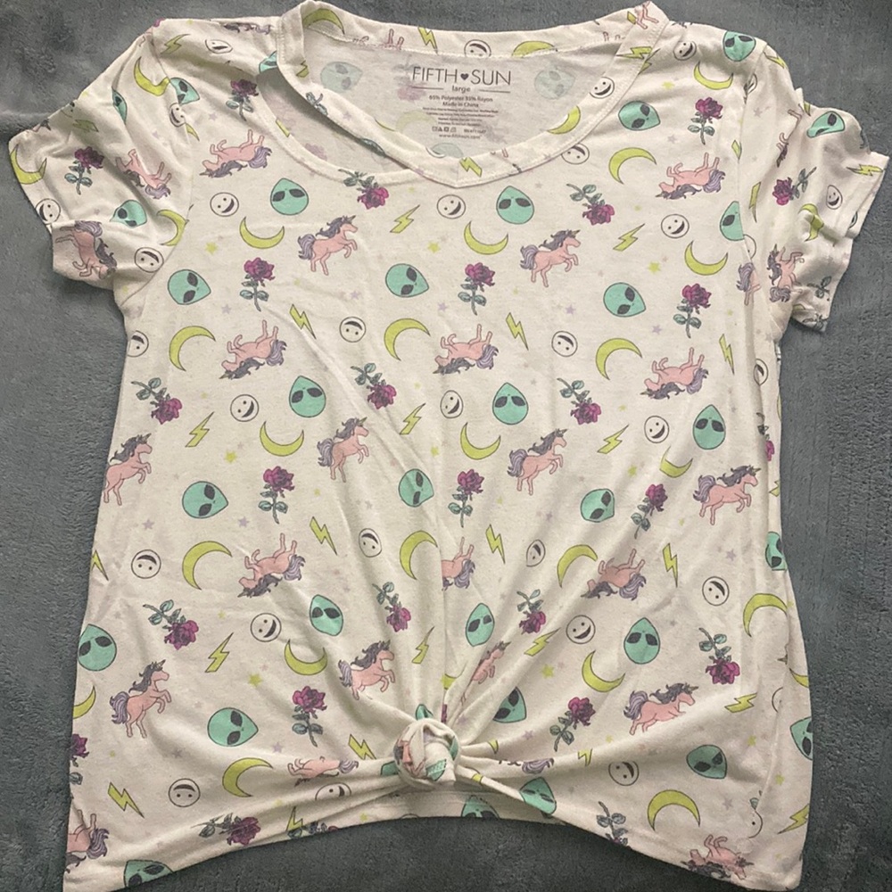 White Fifth Sun top barely worn.